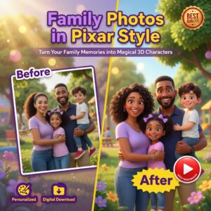 pixar style video